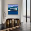 Up North - 40x40 Original Geometric Mountain | Shilo Ratner | Work by Shilo Ratner