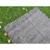 Vintage Flat Weave Angora Wool Mohair Turkish Blanket | Area Rug in Rugs by Vintage Pillows Store. Item made of cotton & fiber
