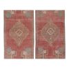 1970s Vintage Petite Turkish Rug - a Pair 1'7" X 4'2" | Runner Rug in Rugs by Vintage Pillows Store. Item composed of cotton & fiber