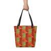 Tote Bag - No Brake Zone - Op Art Geometric Motion | Work by Eman's Gallery