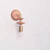 Beaded Sconce: Saucer | Sconces by Pigeon Toe Ceramics. Item composed of steel and ceramic