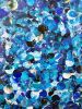 Coastal Circles | Mixed Media by Amanda Lind. Item made of synthetic