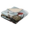 "The Escape Artist" Sherpa Blanket | Linens & Bedding by Greg "CRAOLA" Simkins