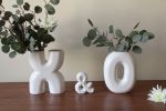 X & O - Three Piece Set | Handmade Ceramic Vases | Vases & Vessels by Studio Patenaude