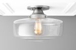 Schoolhouse Ceiling Light - Model No. 1742 | Flush Mounts by Peared Creation. Item composed of brass