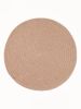 Plain Round Area Rug | Rugs by Anzy Home. Item composed of fabric