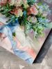 Bridal flowers portrait, Custom wedding bouquet painting | Oil And Acrylic Painting in Paintings by Natart. Item composed of canvas and synthetic