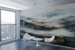Blue Range — Coastal & Nature Luxury Wallpaper Mural | Wall Treatments by ELLE WALLS