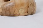 Sculptural Side Table, Stool, Solid Wood, Walnut, Contemporary Design | Tables by Logniture