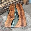 Clear Epoxy Walnut Dining Table | Tables by Ironscustomwood