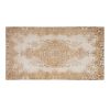 Distressed Turkish Sparta Rug 3'9" X 6'11" | Runner Rug in Rugs by Vintage Pillows Store. Item made of cotton