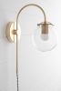 Plug In Sconce - Wall Sconce - Model No. 6879 | Sconces by Peared Creation. Item made of brass