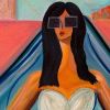 A Spa Day - 18"x18" | Oil And Acrylic Painting in Paintings by Amy Straley