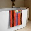Towel - Palestine's Resilience - Folk Geometric Abstract | Work by Eman's Gallery