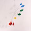 Rainbow Mobile Original Leaf Wave Kinetic Mobile Leaves | Wall Sculpture in Wall Hangings by Skysetter Designs. Item made of metal works with modern style