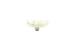 Terrazzo Tea Green Half Moon Knob | Hardware by Windborne Studios. Item composed of synthetic