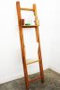 Haussmann® Teak Teak Towel Ladder 18 x 64 in H Adj Shelf | Rack in Storage by Haussmann®