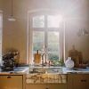 Handmade Marble Farmhouse Kitchen Sink - Double Bowl Apron Front Natural Stone Luxury Custom Design | Water Fixtures by AYMARBLEDESIGN LLC