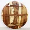 Haussmann® Wood Herons Round 30 in DIA Clear Oil | Engraving in Art & Wall Decor by Haussmann®
