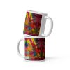 Coffee  Mug - In The Wine Glass - Geometric Abstract | Work by Eman's Gallery