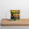 Coffee Mug - City in Grids - Geometric Abstract Urban | Work by Eman's Gallery