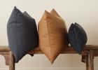 Dark & Light Blue Abstract Lines Pillow 14x22 | Pillows by Vantage Design