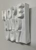 Hope And Joy 4" x 4" | Mixed Media in Paintings by Emeline Tate. Item made of canvas & synthetic