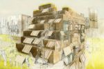 "Module Shack" Limited Edition Print | Prints by Alyssa Dennis. Item composed of canvas and paper