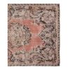 Contemporary Turkish Oushak Rug with Floral Medallion Design | Area Rug in Rugs by Vintage Pillows Store. Item made of wool with fiber