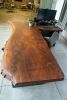 Walnut + Steel Reception Desk | Tables by Simon Silver Designs