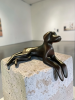 Lounging Dog 2.5 | Sculptures by YENNY COCQ