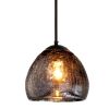 ACQUA Pendant · Smoke Crackle | Pendants by LUMi Collection. Item composed of glass