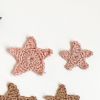 Small Crochet Star Garland DIY KIT | Ornament in Decorative Objects by Flax & Twine. Item made of fabric with fiber
