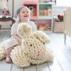 Giant Arm Knit Bunny DIY KIT - Large | Ornament in Decorative Objects by Flax & Twine. Item composed of fabric & fiber
