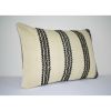 Natural Handmade Kilim Pillow Cushion Cover - Large Turkish | Sham in Linens & Bedding by Vintage Pillows Store. Item made of cotton & fiber