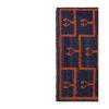 Vintage Navy Blue Turkish Shaggy Rug 6' X 9'2'' | Area Rug in Rugs by Vintage Pillows Store