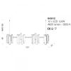 Alan Mizrahi SJ2161 Artic Suspension | Chandeliers by Alan Mizrahi Lighting Design