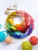 RAINBOW ROUNDIE open centre | Tapestry in Wall Hangings by Nova Mercury Design. Item composed of cotton and fiber