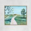 The Resting Tree | Oil And Acrylic Painting in Paintings by Lottie Aldarwish. Item composed of wood and synthetic
