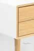 White Nightstand / Bedside Table | Storage by Manuel Barrera Habitables. Item made of oak wood compatible with scandinavian style