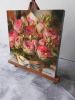 Roses flowers oil painting original art, Floral painting | Oil And Acrylic Painting in Paintings by Natart. Item made of canvas & synthetic compatible with contemporary style