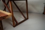 Live Edge Redwood Dining Set | Dining Table in Tables by Simon Silver Designs