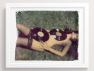 Nude With Records | Photography by She Hit Pause. Item made of paper