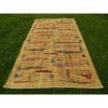 Vintage Zeki Müren Rug With a Modern Design - Turkish Art | Area Rug in Rugs by Vintage Pillows Store. Item made of cotton with fiber