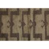 Vintage Brown Shaggy Turkish Tulu Runner | Runner Rug in Rugs by Vintage Pillows Store. Item composed of cotton and fiber