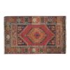 Vintage Oriental Turkish Red Oushak Rug 3'8" X 5'7" | Area Rug in Rugs by Vintage Pillows Store. Item composed of cotton