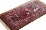 Rug & Kilim’s Modern Classics Pictorial Rug in Red, Brown, Pink Tones | Area Rug in Rugs by Rug and Kilim