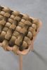 Truffle Velvet Woven Bench | Benches & Ottomans by Knots Studio