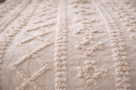 Sonoma Tufted Duvet Cover Set — Textured Cotton in Soft Whit | Linens & Bedding by Busa Designs