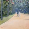 South Bank Arbour Walk | Oil And Acrylic Painting in Paintings by Meredith H. Item composed of canvas compatible with boho and contemporary style